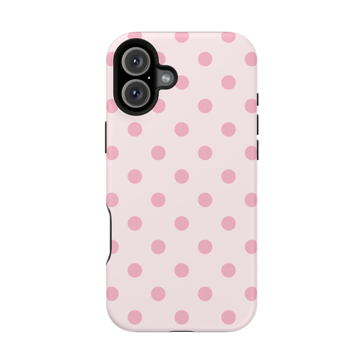 Pink Sprinkles Polka Dots iPhone Case