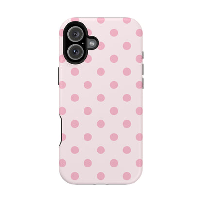 Pink Sprinkles Polka Dots iPhone Case
