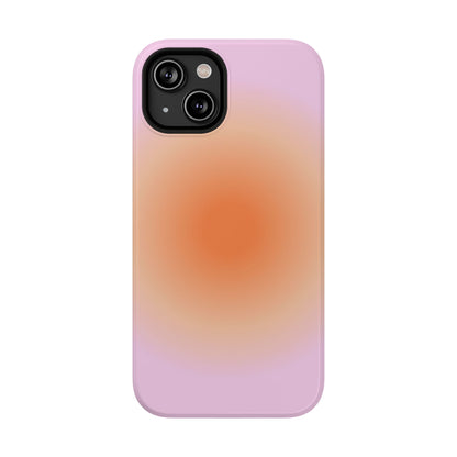 Orange & Purple Aura iPhone Case
