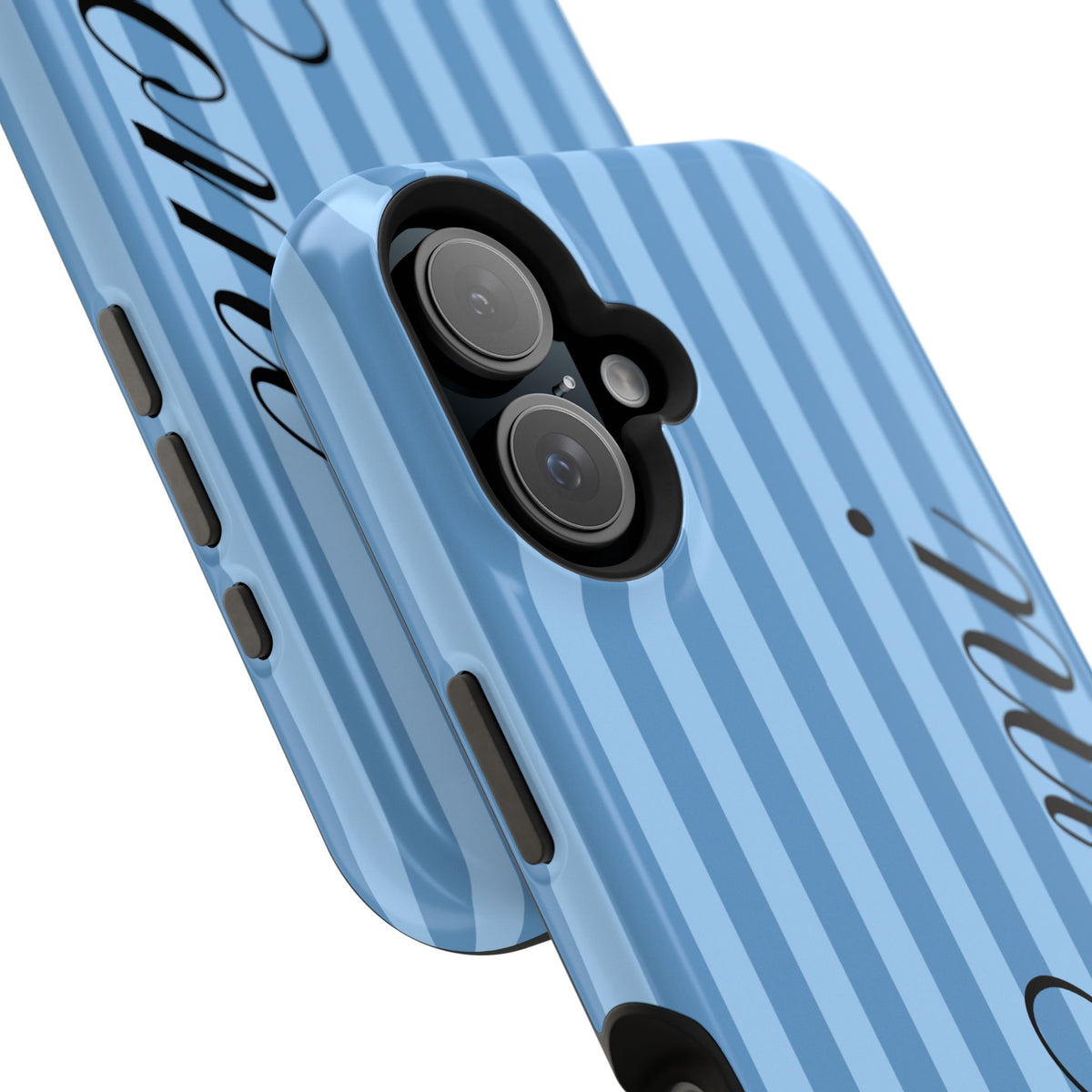 Personalized Seaside Stripes iPhone Case