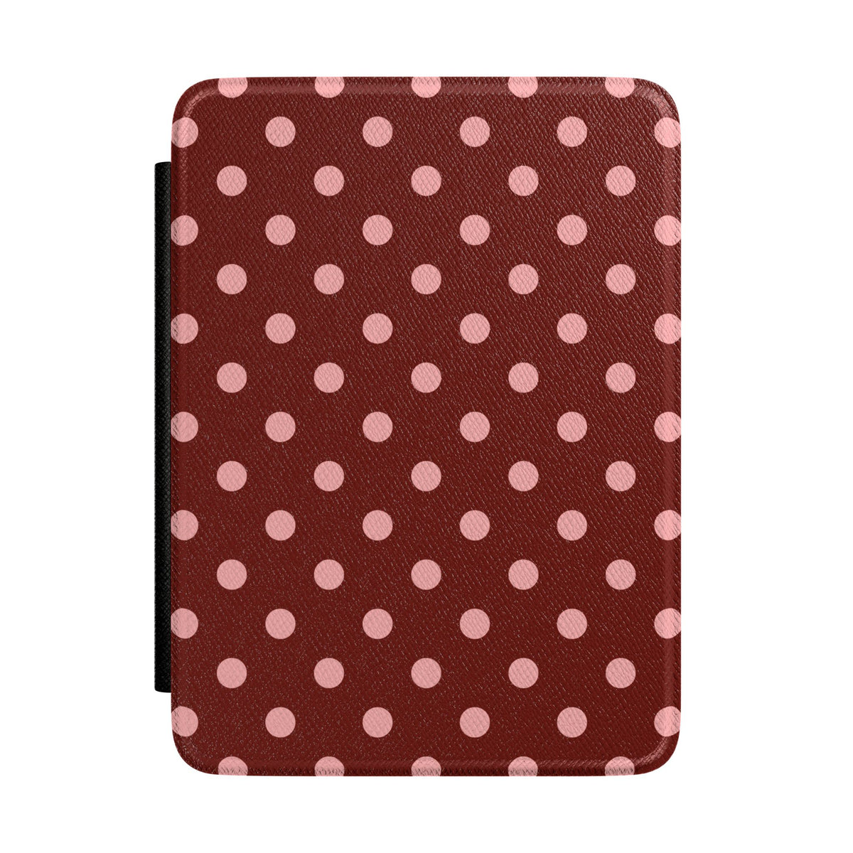 Maroon Polka Dots Kindle Case