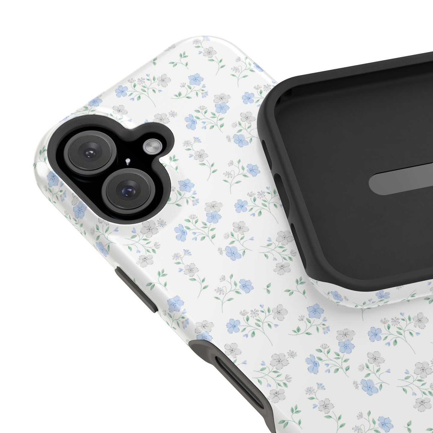 Blue Floral Ditsy iPhone Case