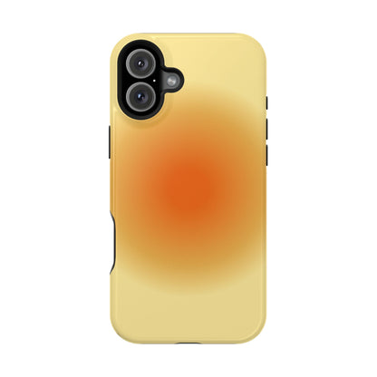 Orange Aura iPhone Case