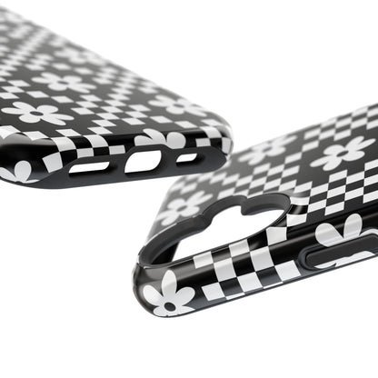 Checkerboard Daisy iPhone Case from Stella Cases