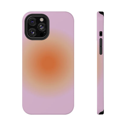 Orange & Purple Aura iPhone Case