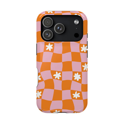 Groovy Check iPhone Case