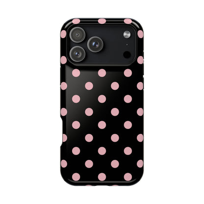 Sweet Midnight Polka Dots iPhone Case