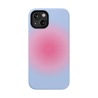 Pink & Blue Aura iPhone Case