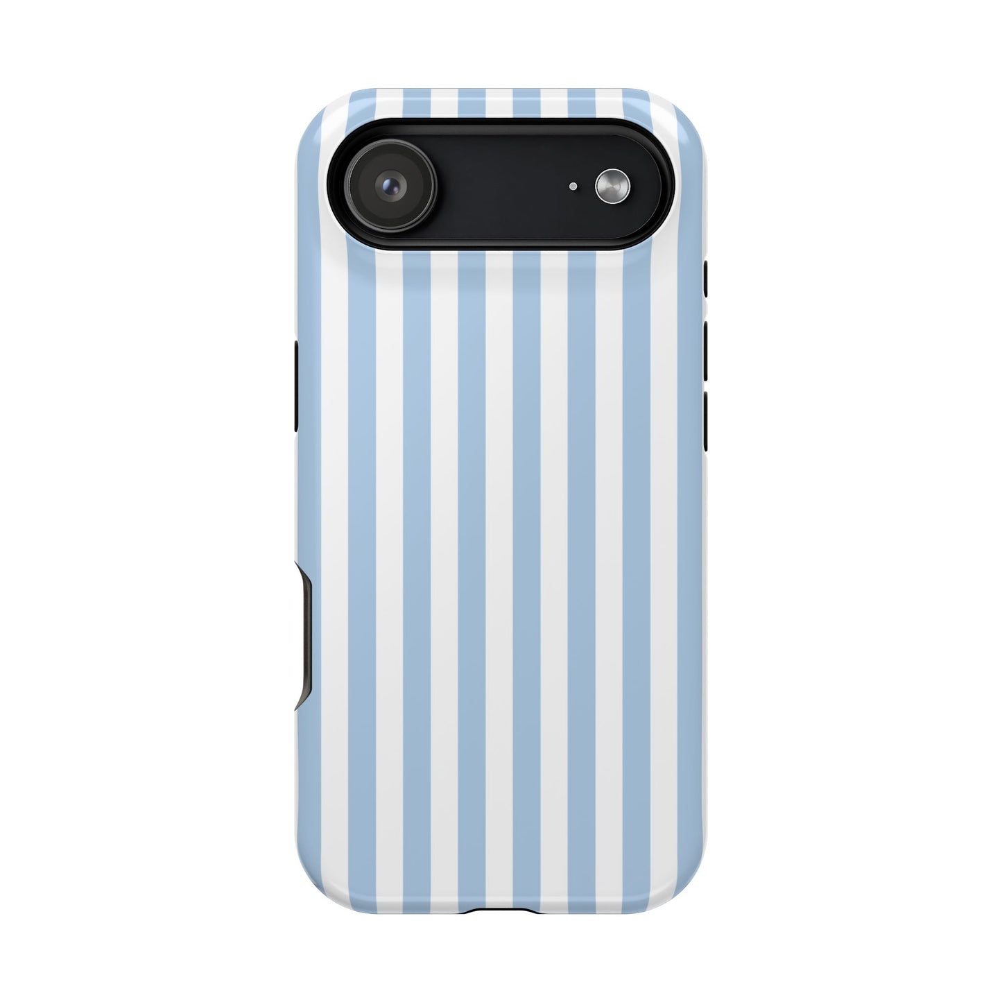 Blue Picnic Stripes iPhone Case