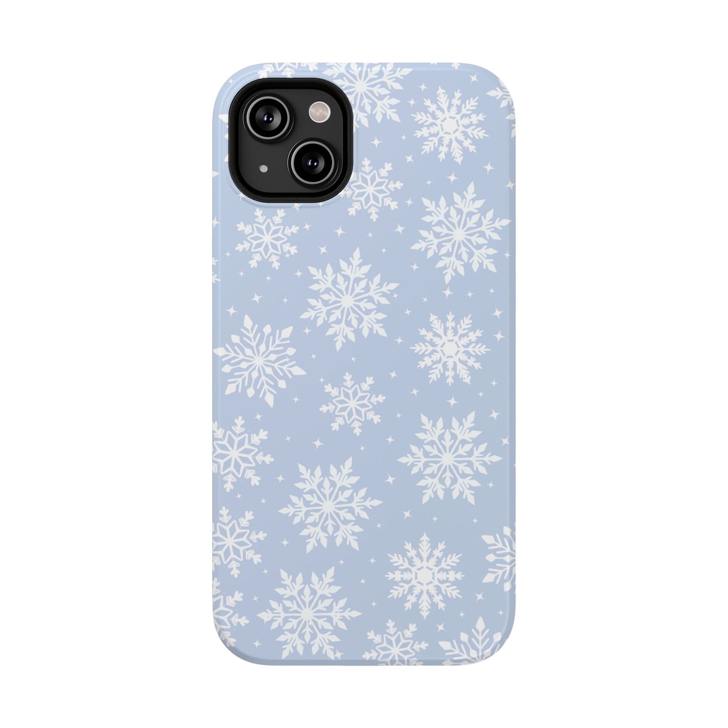 Blue Snowflakes iPhone Case