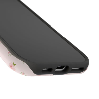 Pink Vintage Roses iPhone Case