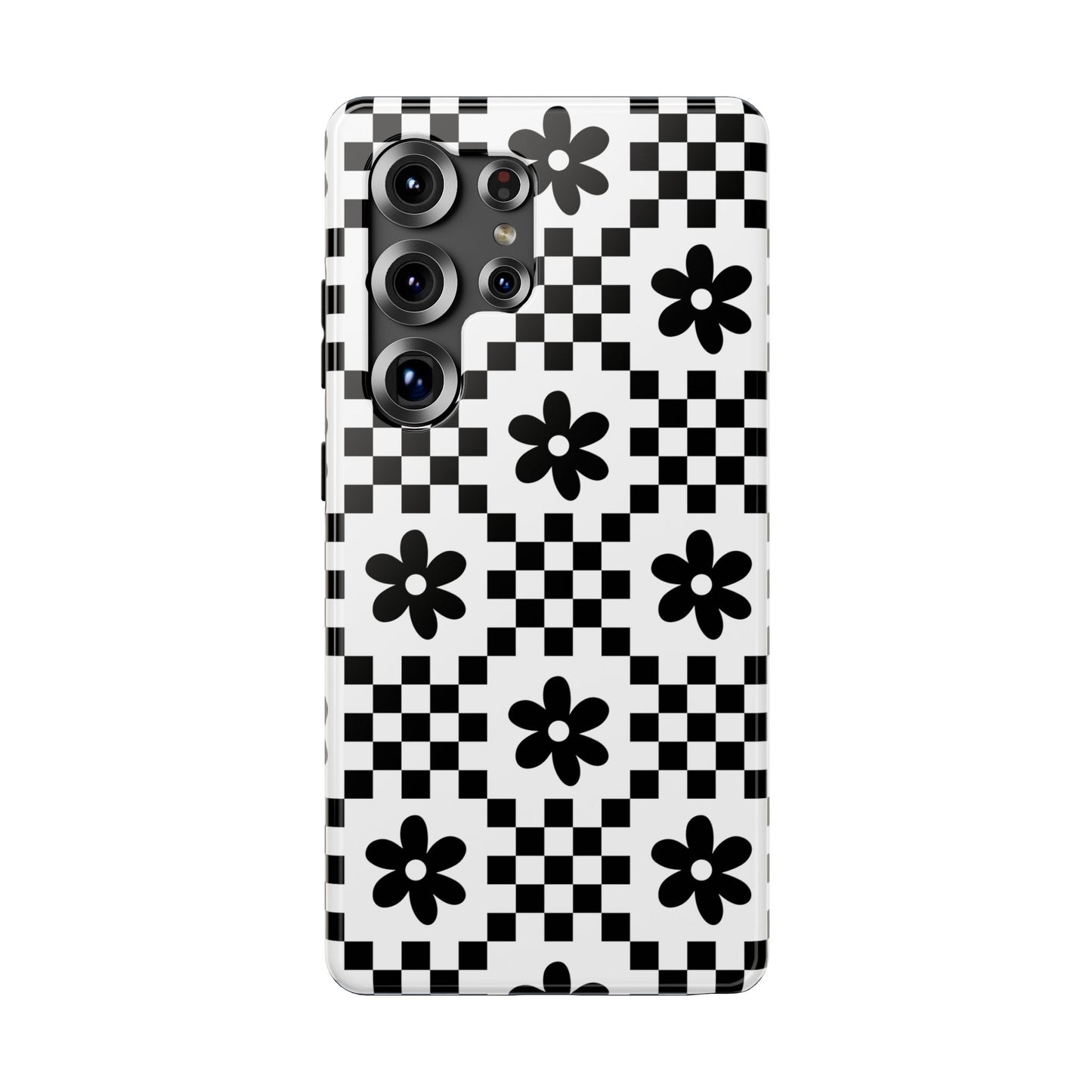 Monochrome Daisy Samsung Case