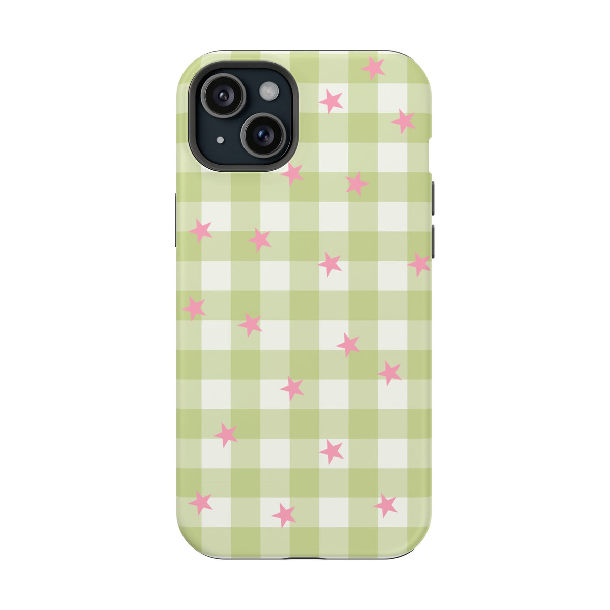 Lucky Star Gingham iPhone Case