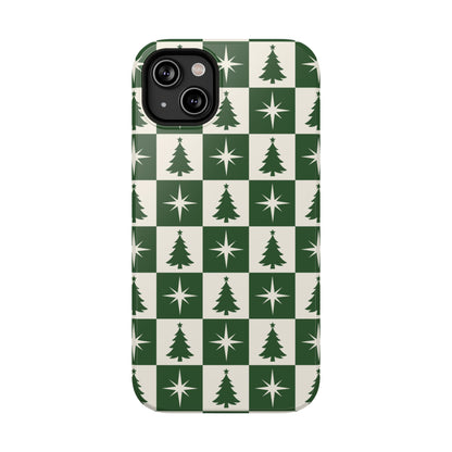 Evergreen Check iPhone Case