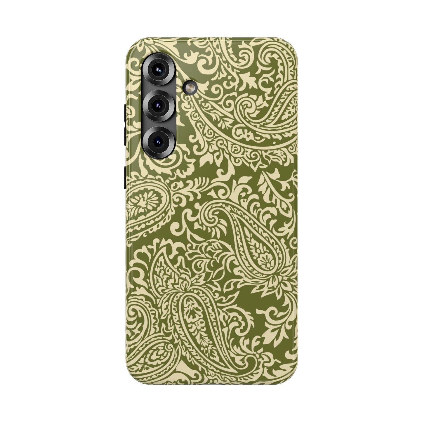 Olive Paisley Samsung Case