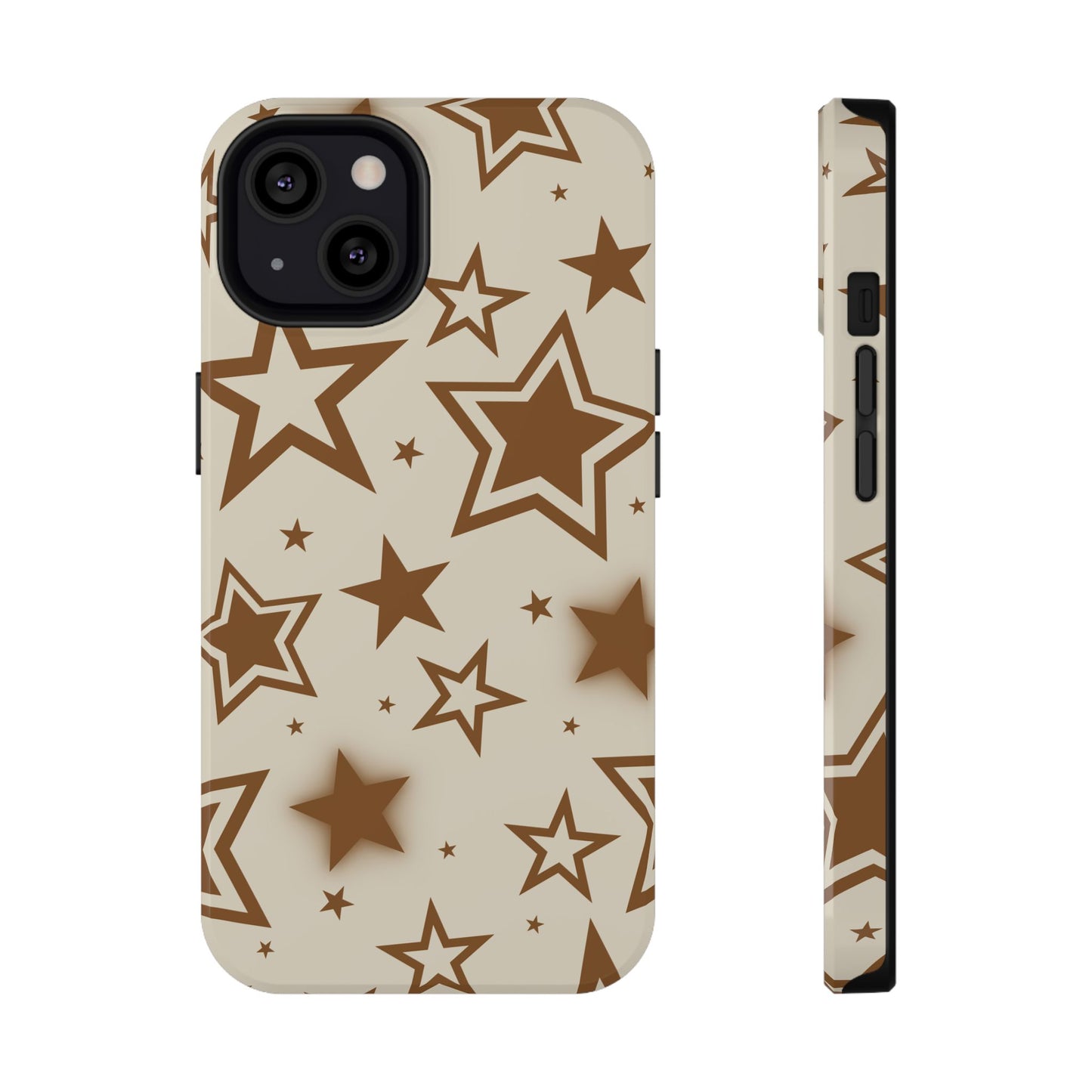 Brown Stardust iPhone Case