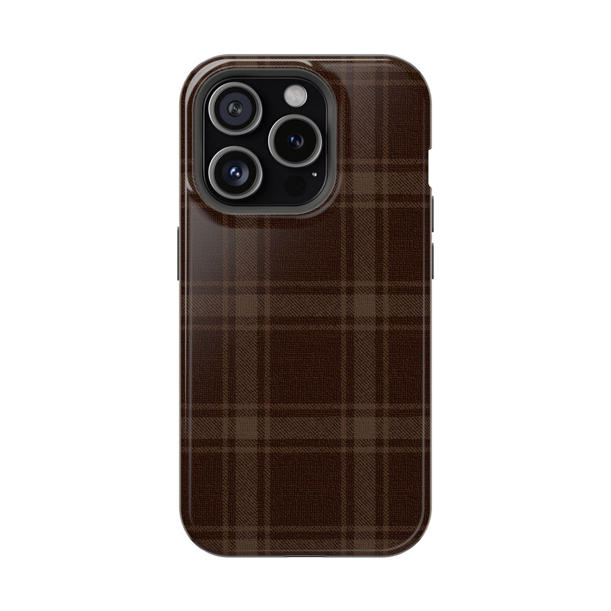 Cocoa Plaid iPhone Case