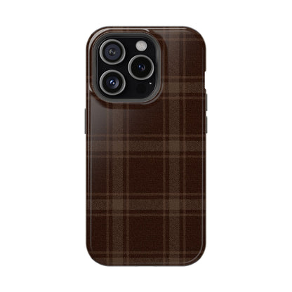 Cocoa Plaid iPhone Case