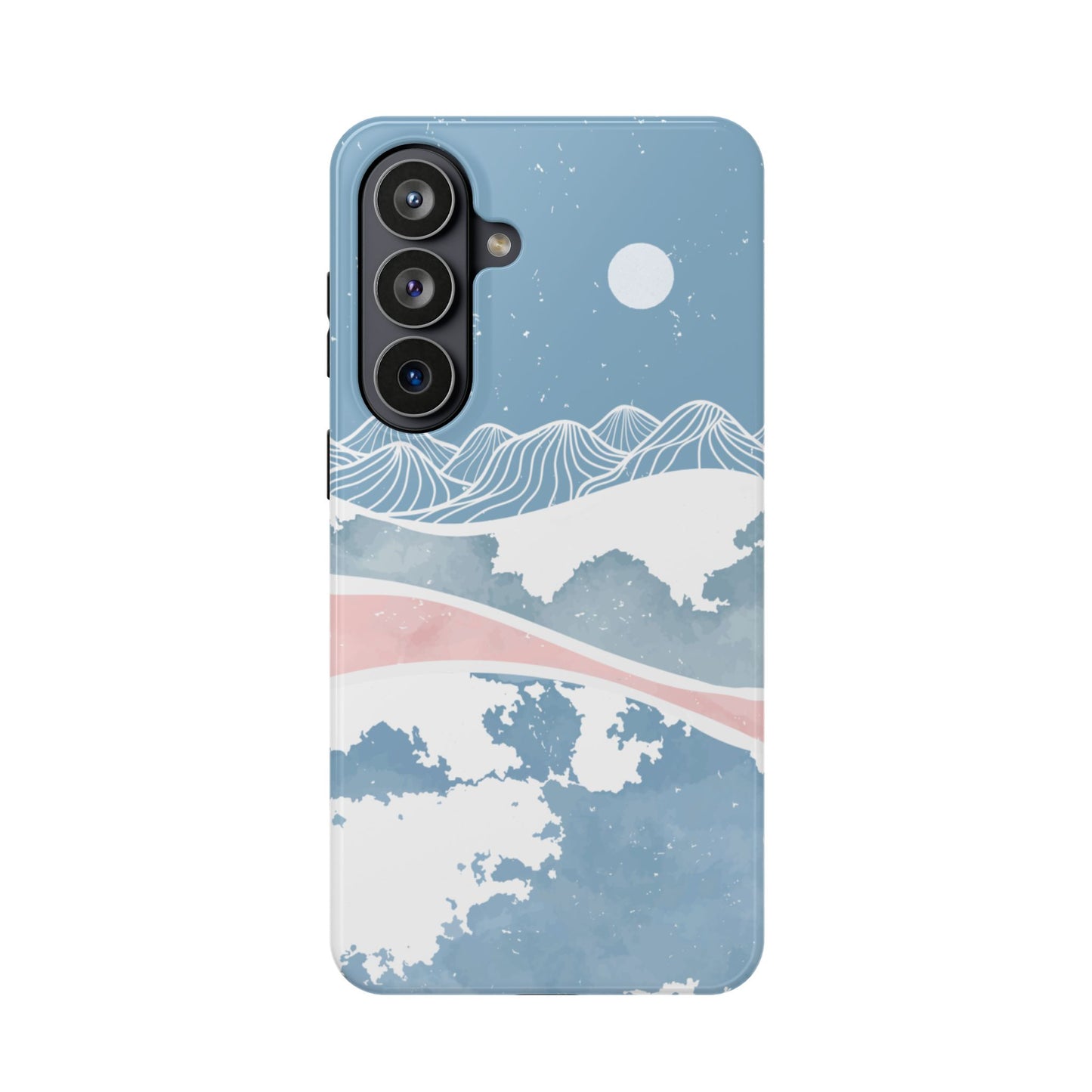 Blue Winter Night Samsung Case