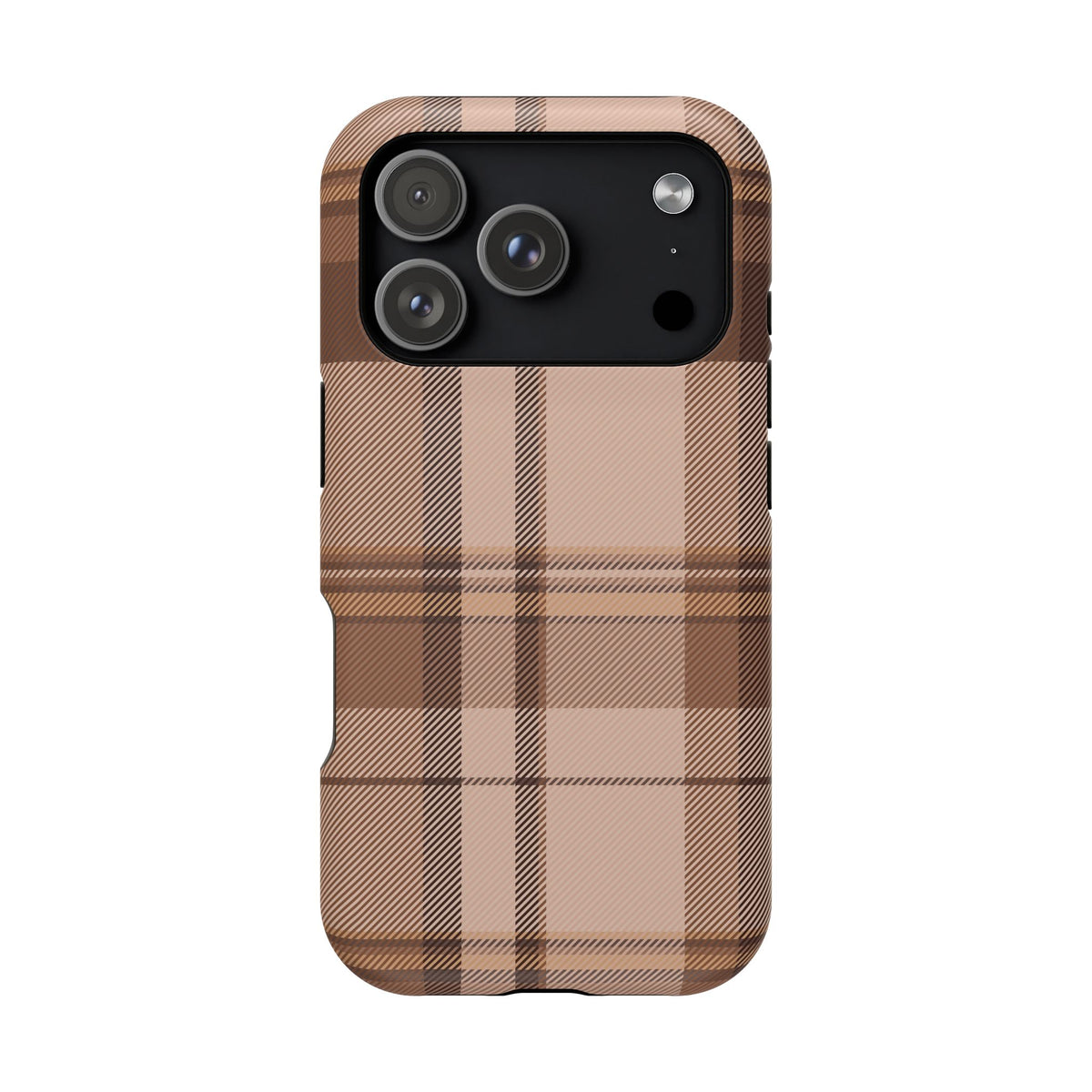 Toffee Plaid iPhone Case