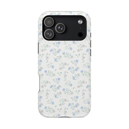 Blue Floral Ditsy iPhone Case
