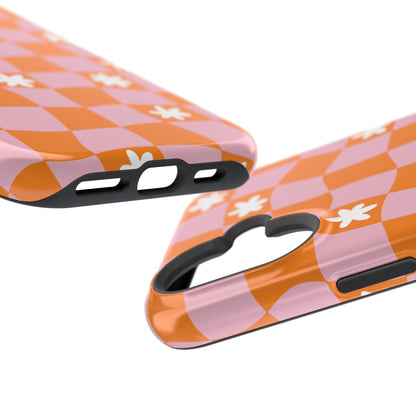 Groovy Check iPhone Case
