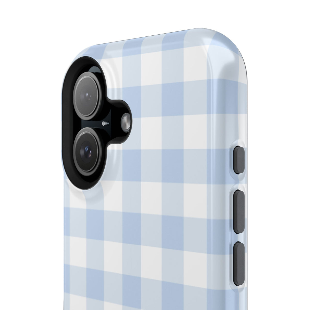 Blue Gingham iPhone Case