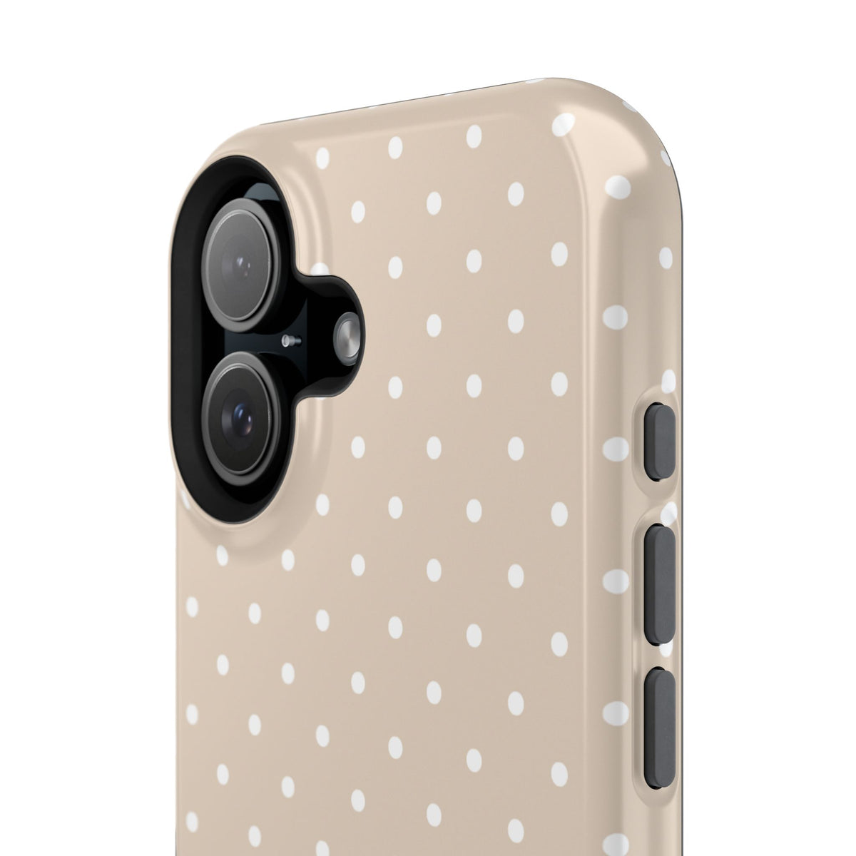 Beige Mini Dots iPhone Case