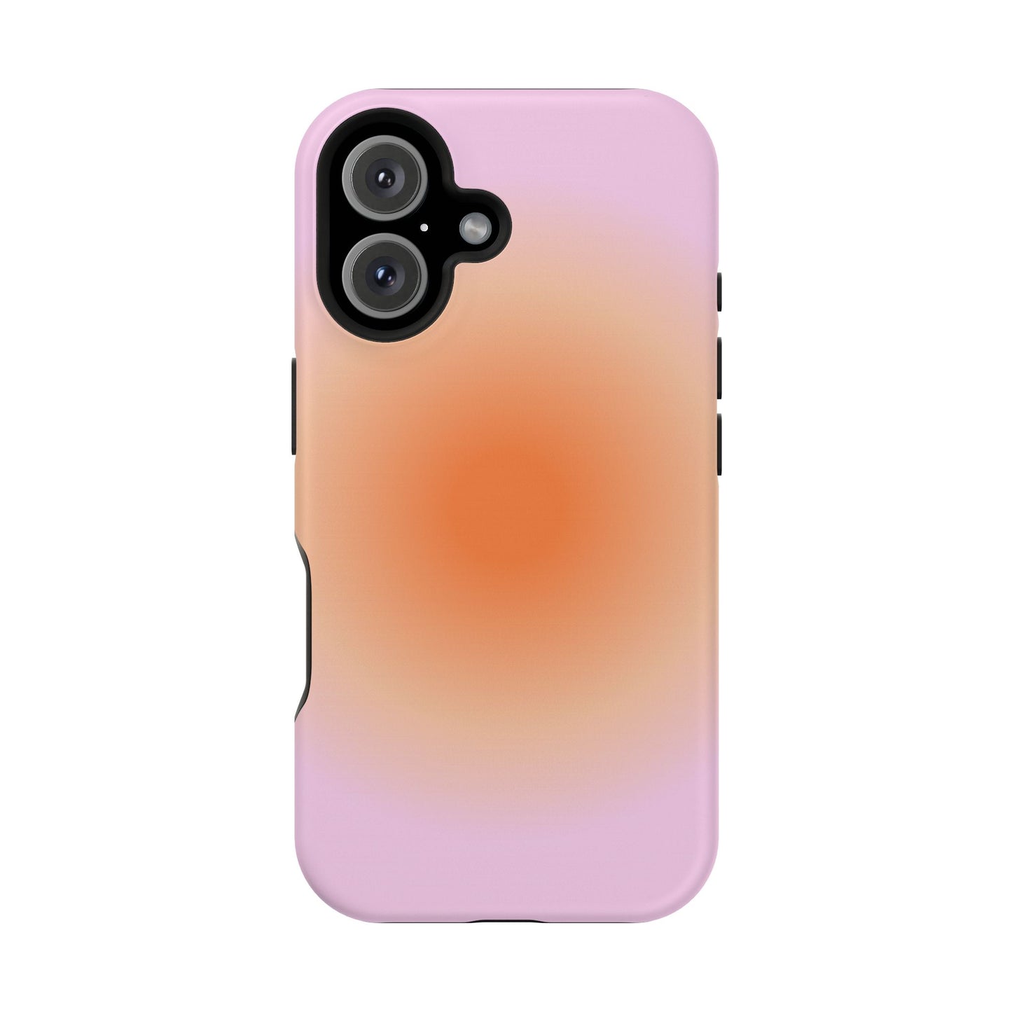 Orange & Purple Aura iPhone Case