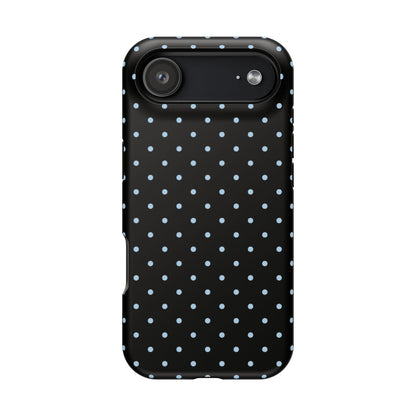 Blue Velvet Mini Dots iPhone Case