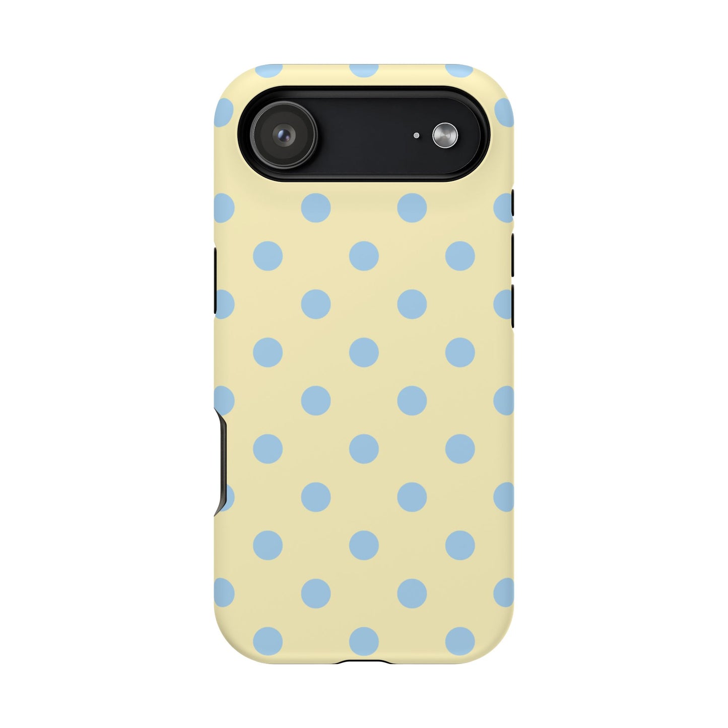 Lemon Sky Polka Dots iPhone Case