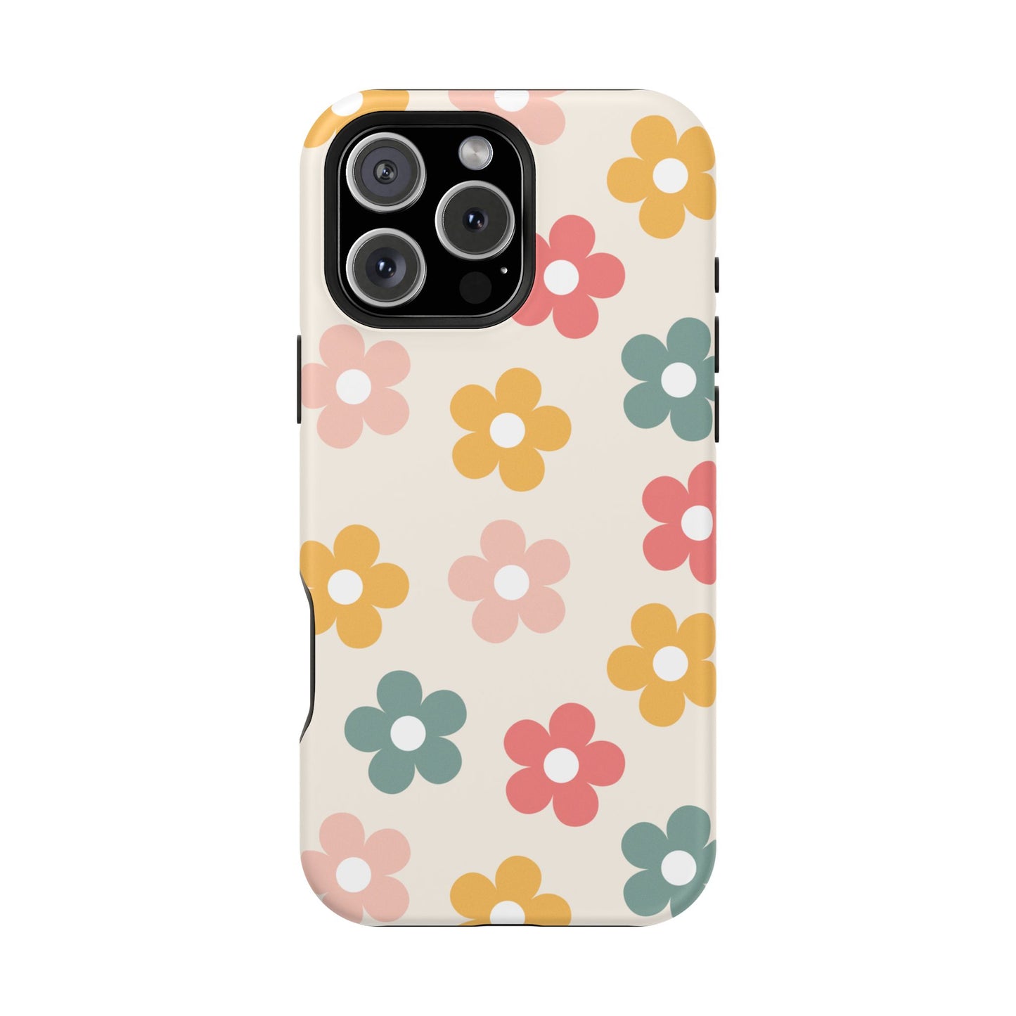 Boho Retro Flowers iPhone Case