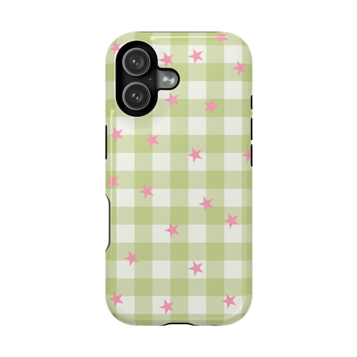 Lucky Star Gingham iPhone Case
