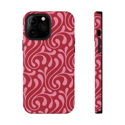 Cherry Paisley iPhone Case