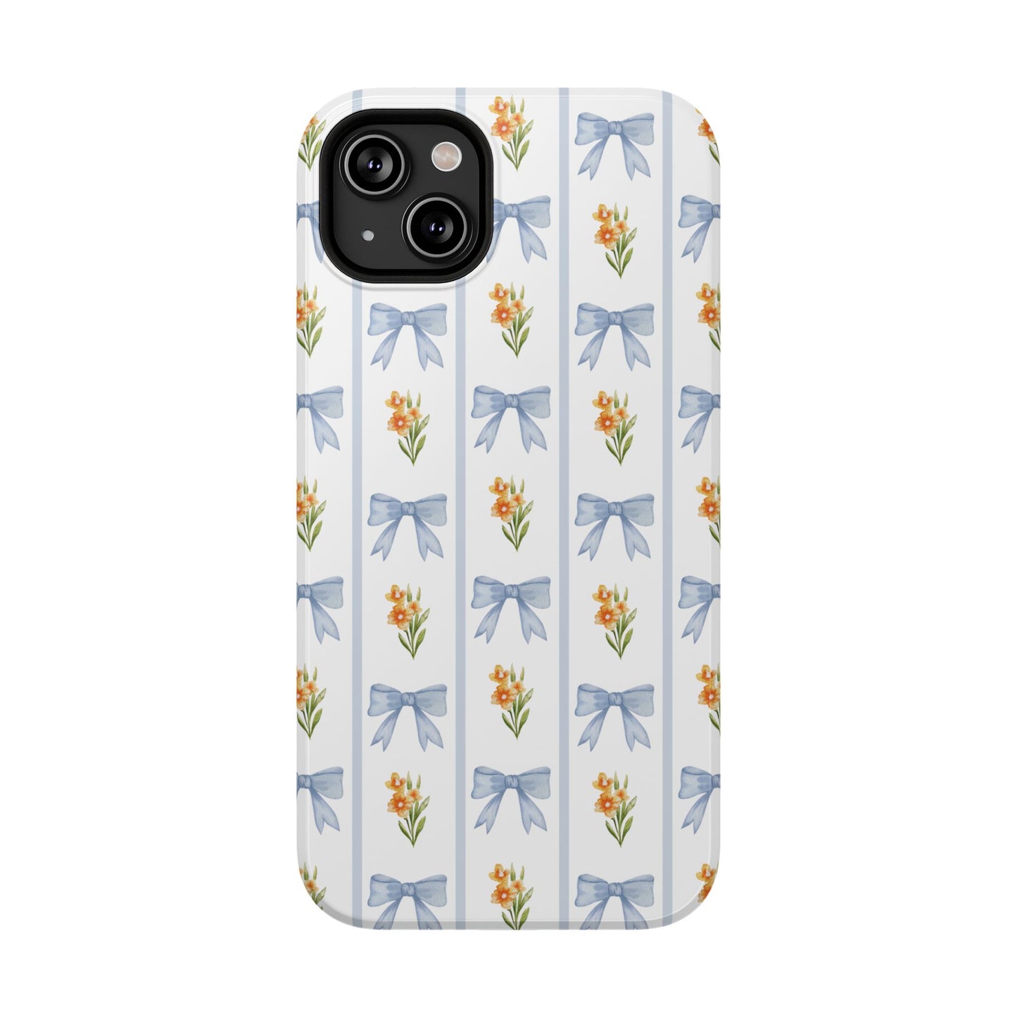 Blue Bows iPhone Case