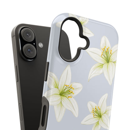 Blue Tiger Lily iPhone Case