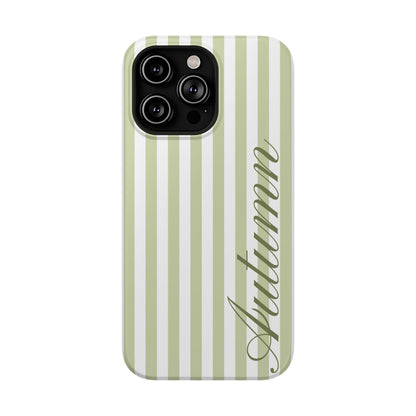 Personalized Green Beau iPhone Case