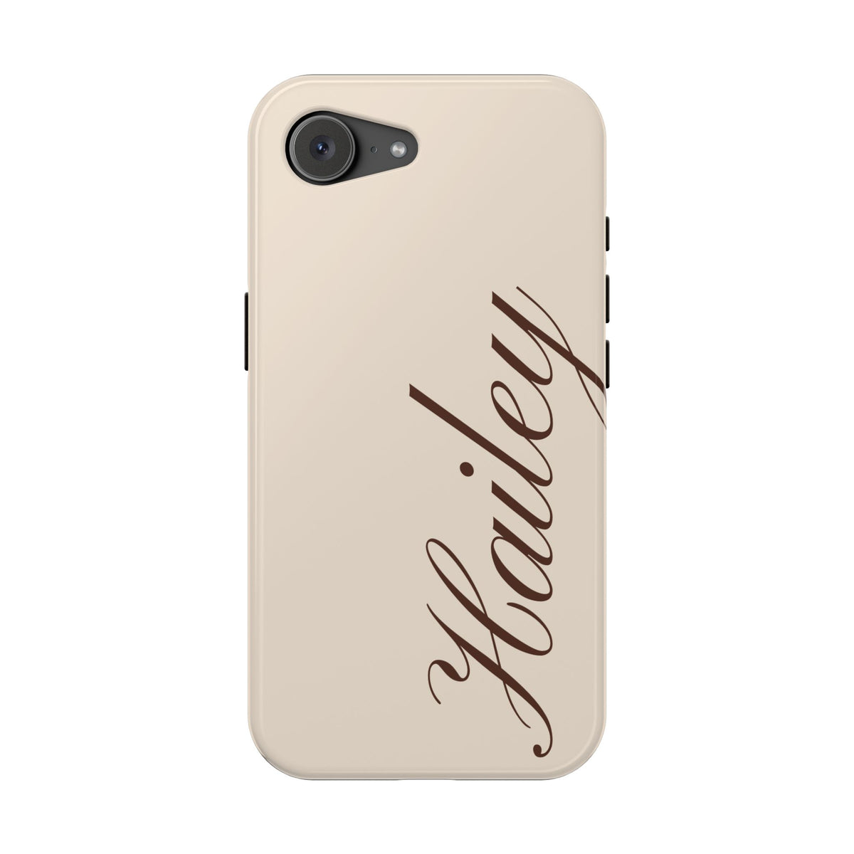 Custom Beige iPhone Case