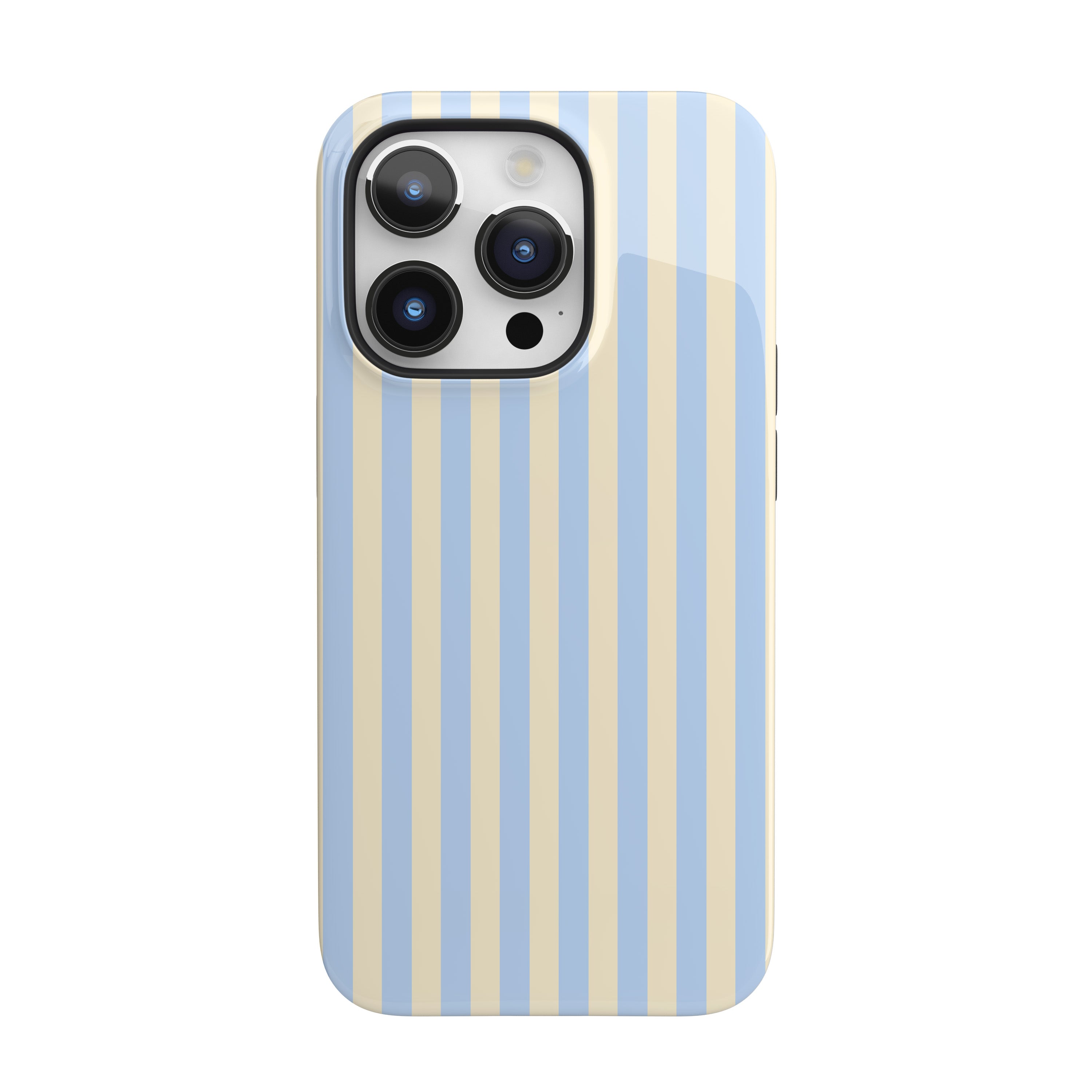 Lemon Sky Stripes iPhone Case