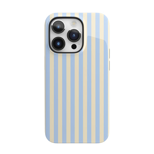 Lemon Sky Stripes iPhone Case