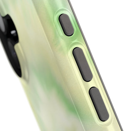 Lime Tie Dye iPhone Case