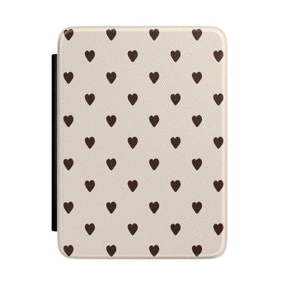 Cocoa Hearts Kindle Case