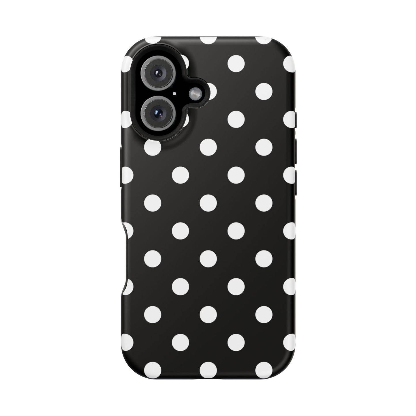White Polka Dots iPhone Case