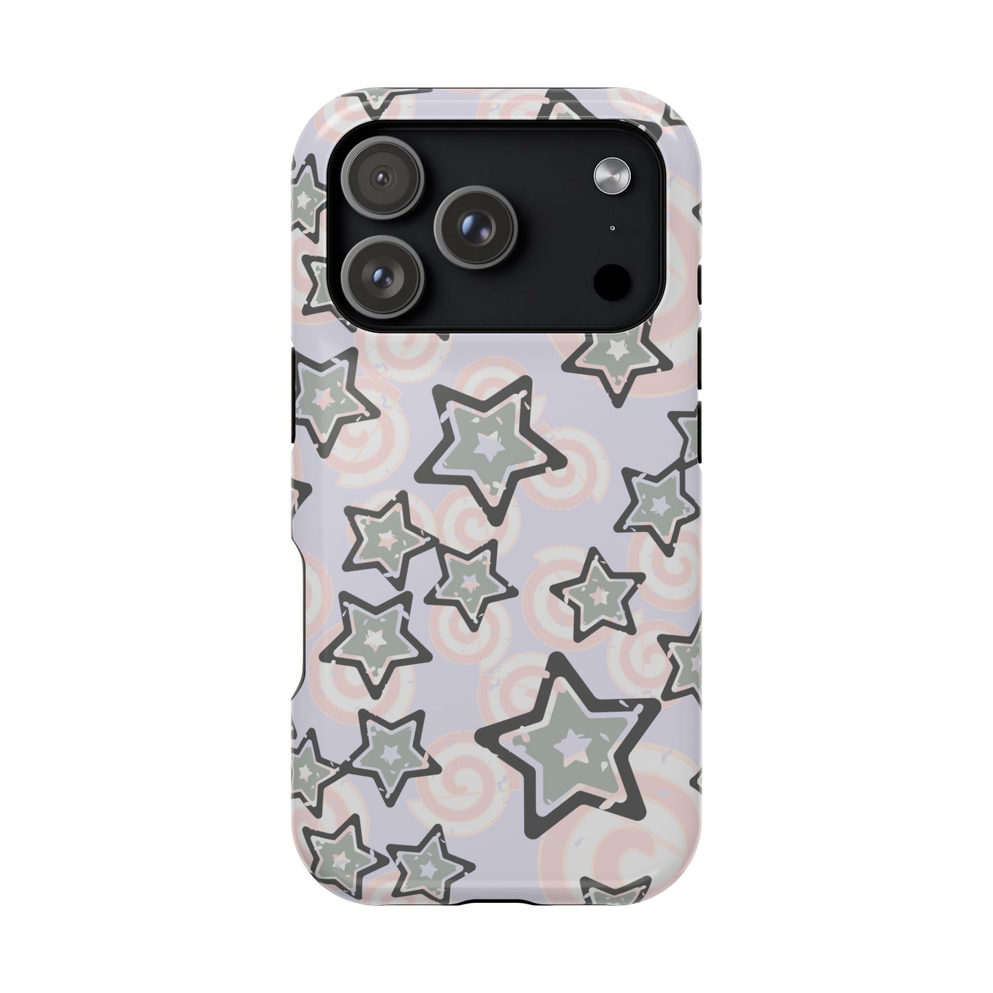 Y2K Gray Star iPhone Case