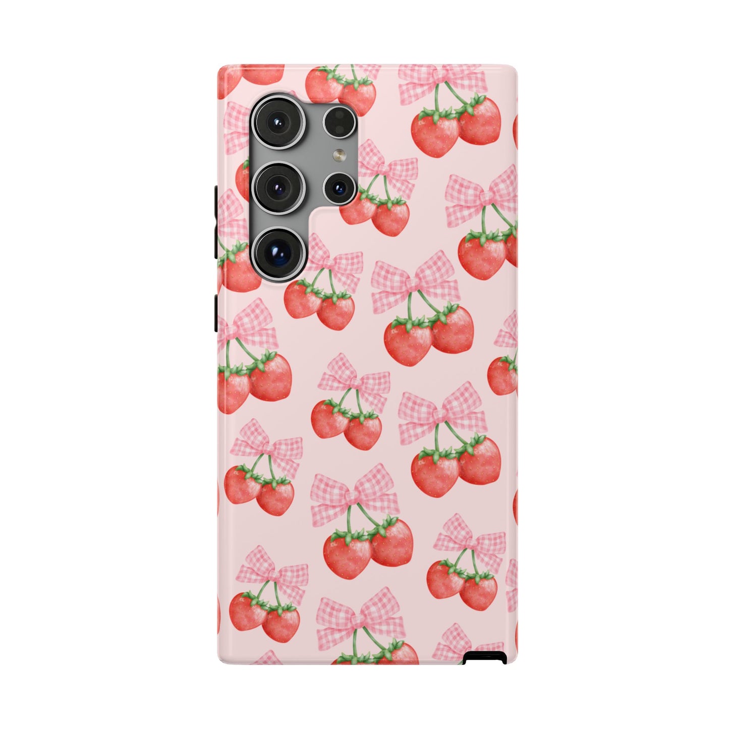 Strawberry Bows Samsung Case