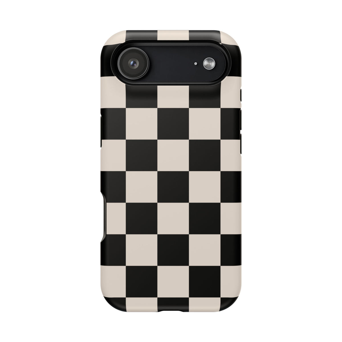 Espresso Checkered iPhone Case
