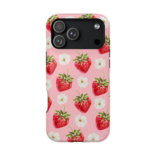 Strawberry Garden iPhone Case
