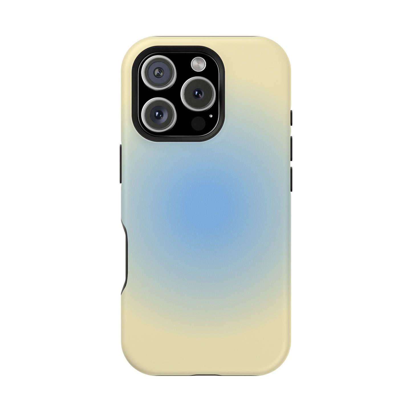 Blue & Yellow Aura iPhone Case