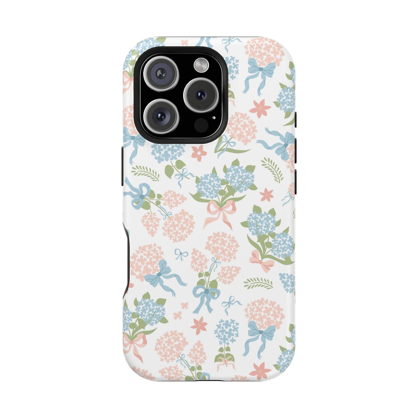 Hydrangea Bows iPhone Case
