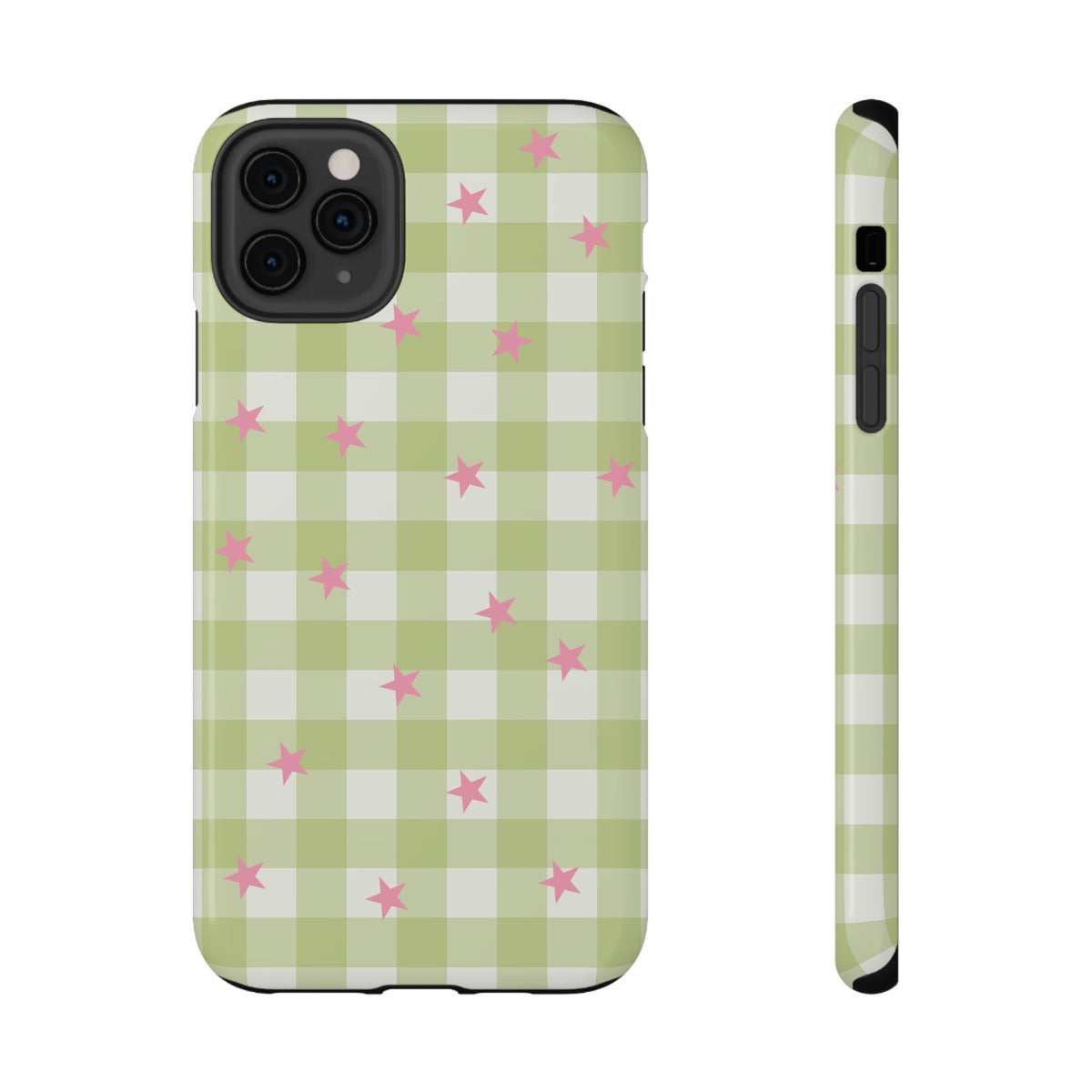 Lucky Star Gingham iPhone Case